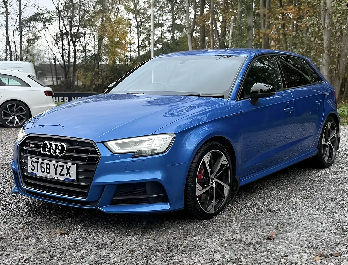 Used 2019 Audi A3 S3 Sportback Black Edition Quattro Ara Blue - Interior and Exterior details 7