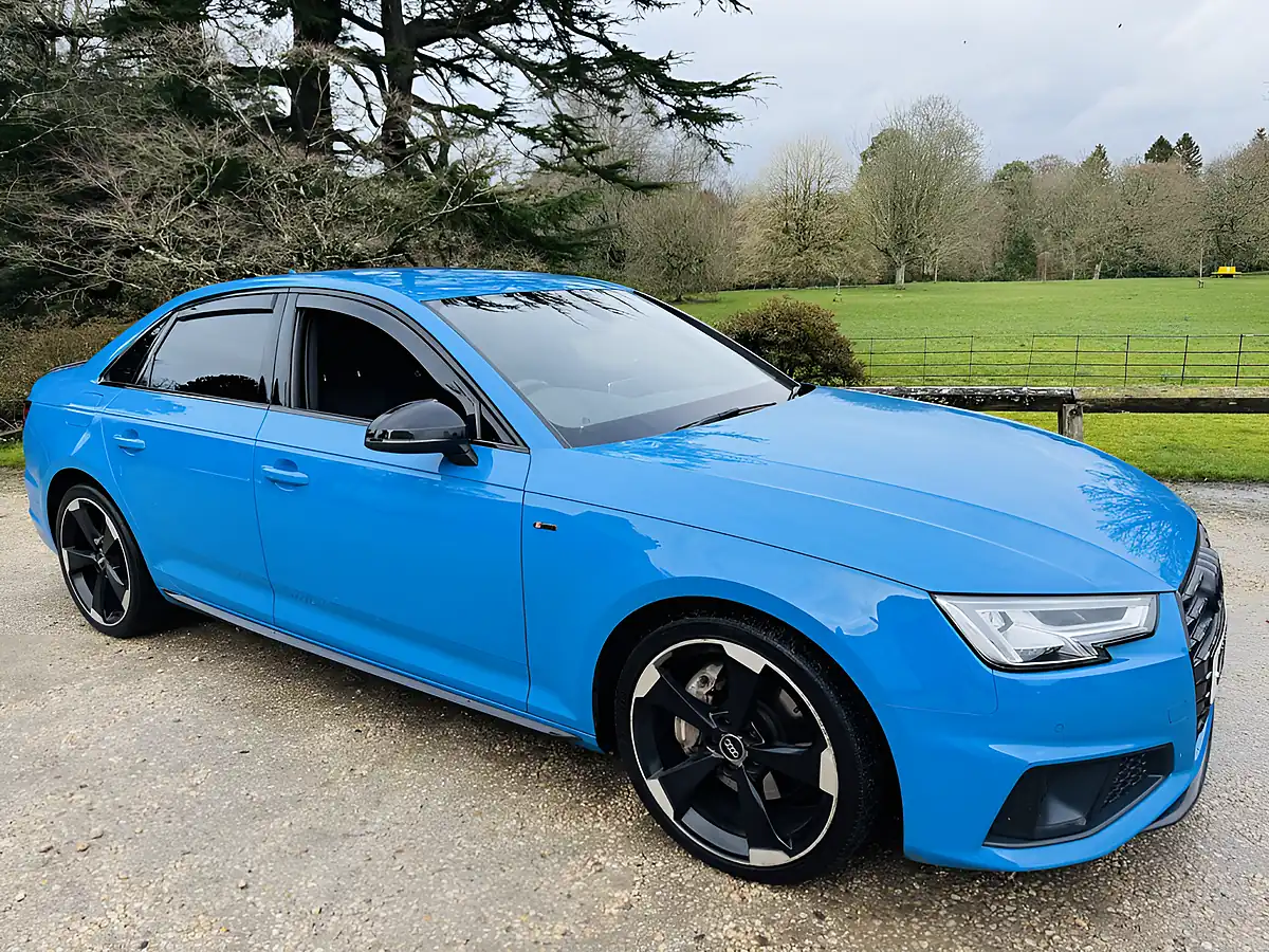 Used 2019 Audi A4 Black Edition Blue - Front View