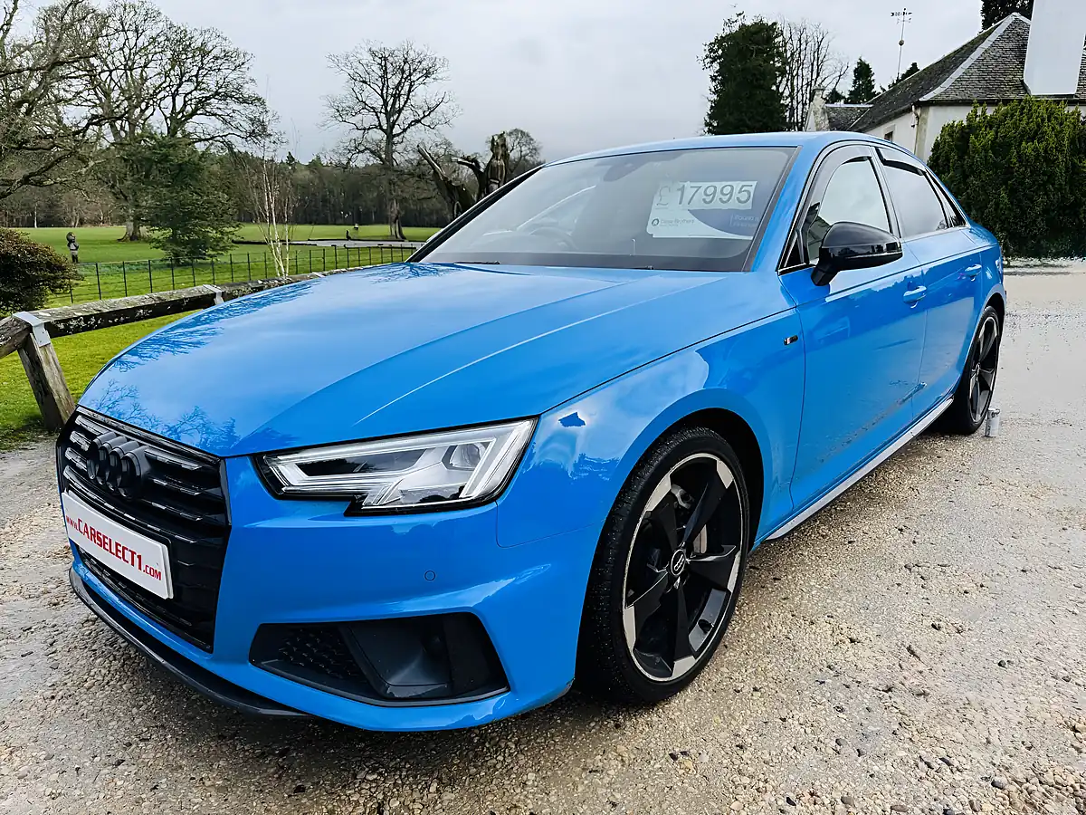 Used 2019 Audi A4 Black Edition Blue - Interior and Exterior details 12