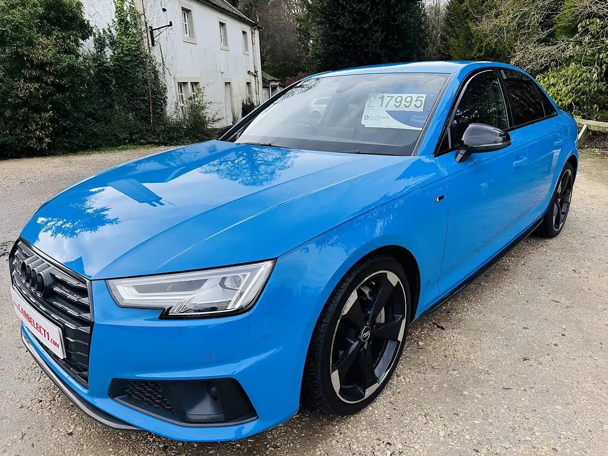 Used 2019 Audi A4 Black Edition Blue - Interior and Exterior details 3