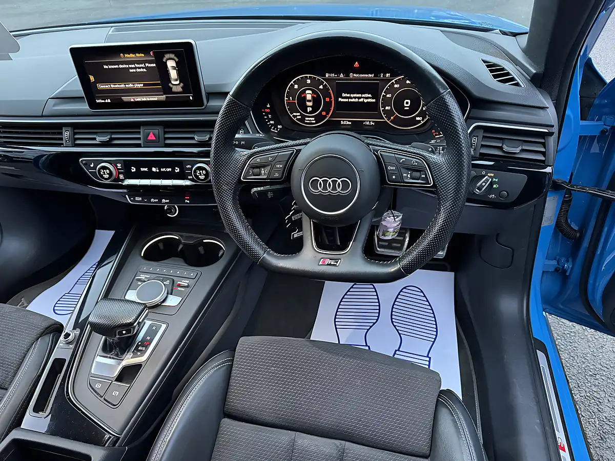 Used 2019 Audi A4 Black Edition Blue - Interior and Exterior details 5
