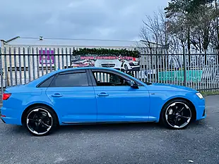 Used 2019 Audi A4 Black Edition Blue - Interior and Exterior details 7