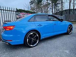 Used 2019 Audi A4 Black Edition Blue - Interior and Exterior details 9