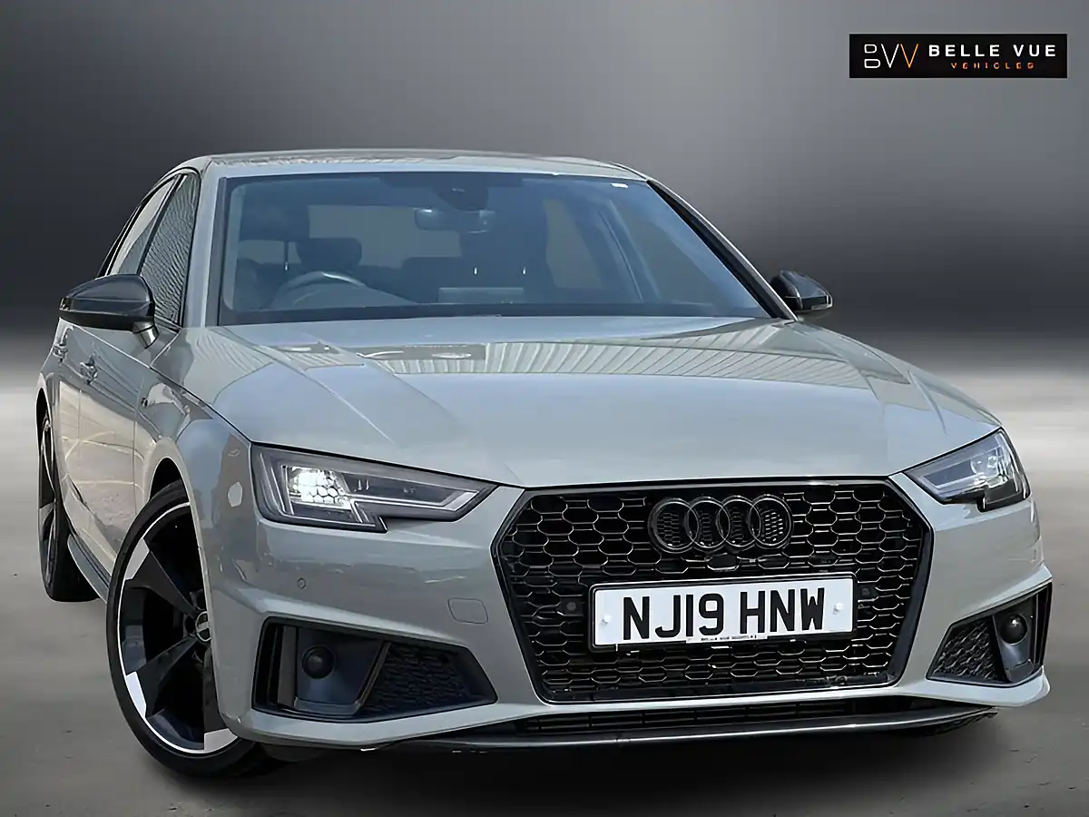 Used 2019 Audi A4 Black Edition Quantum Grey - Front View