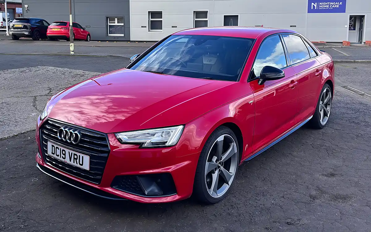 Used 2019 Audi A4 Black Edition Red - Interior and Exterior details 5