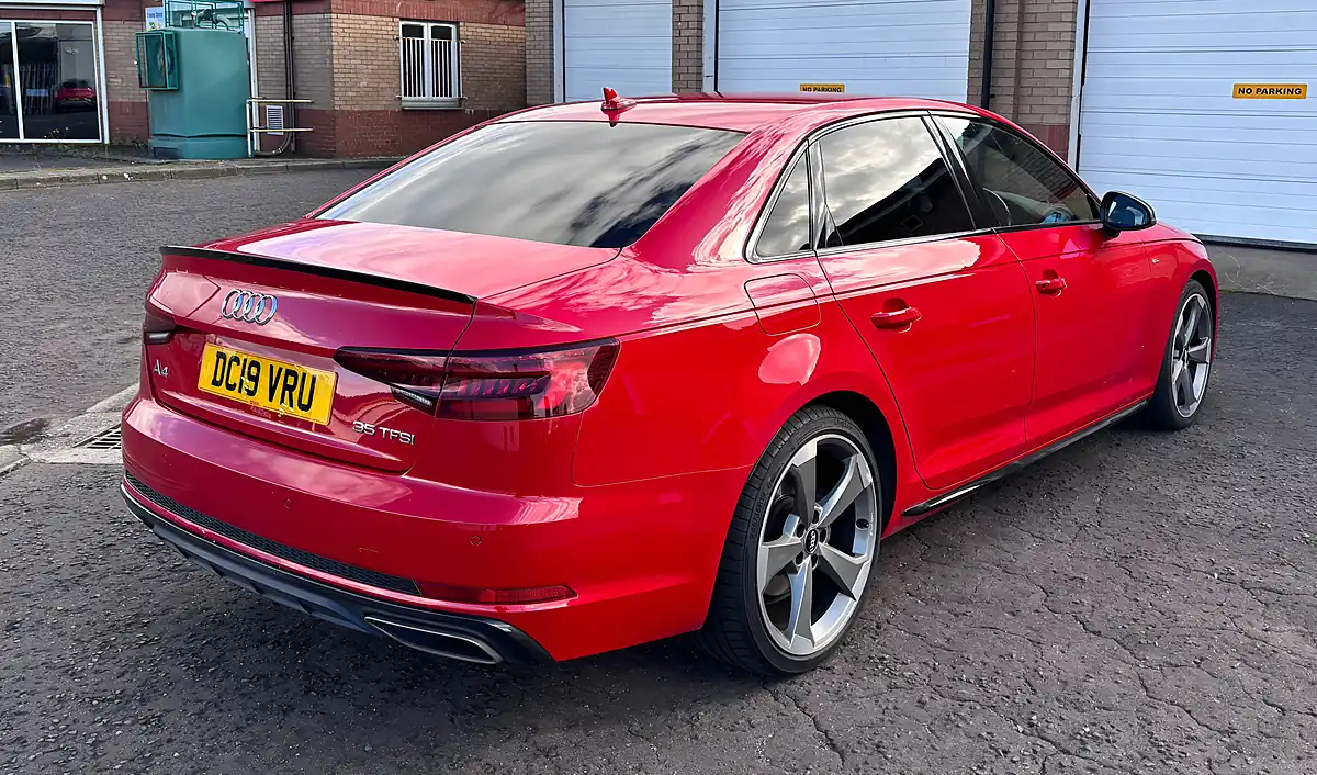 Used 2019 Audi A4 Black Edition Red - Interior and Exterior details 6