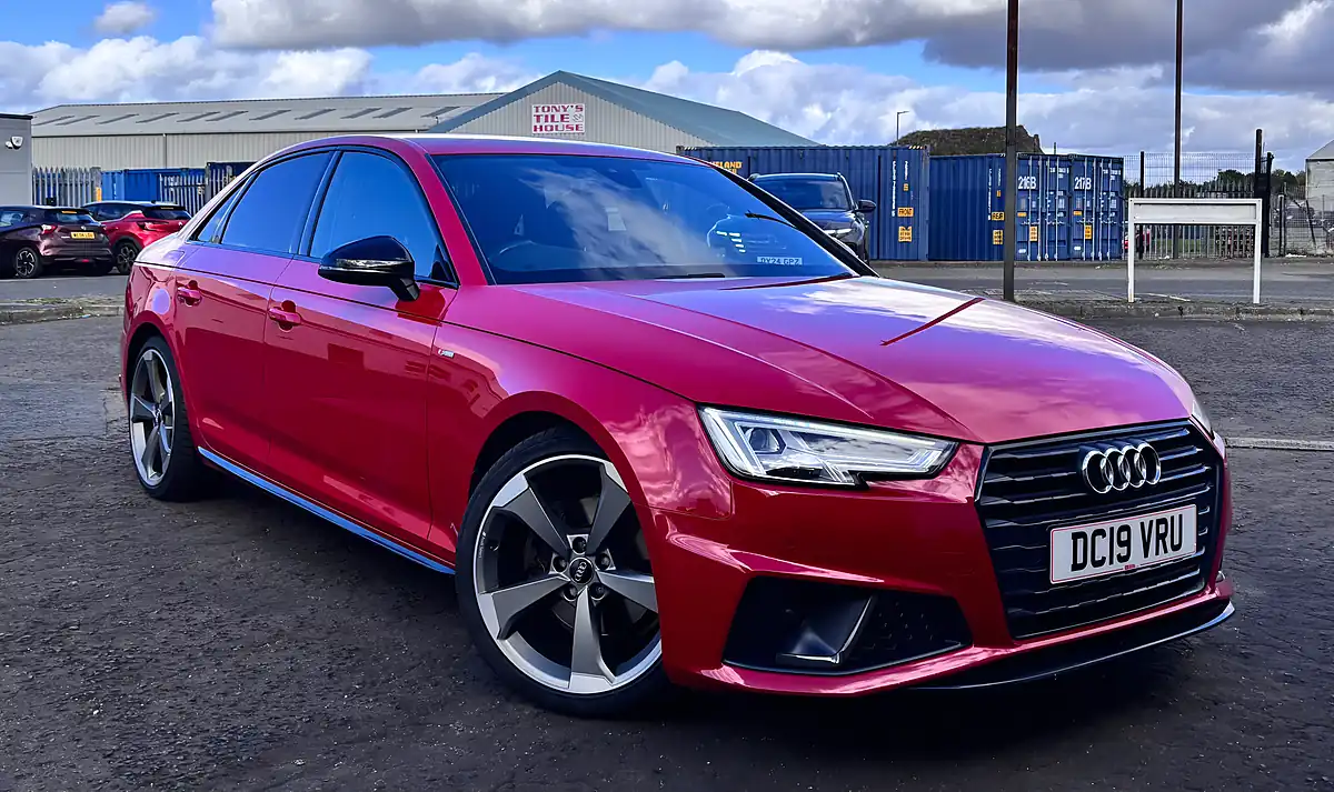 Used 2019 Audi A4 Black Edition Red - Interior and Exterior details 9