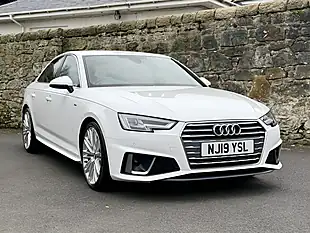 Used 2019 Audi A4 S Line White - Interior and Exterior details 10