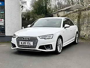 Used 2019 Audi A4 S Line White - Interior and Exterior details 12
