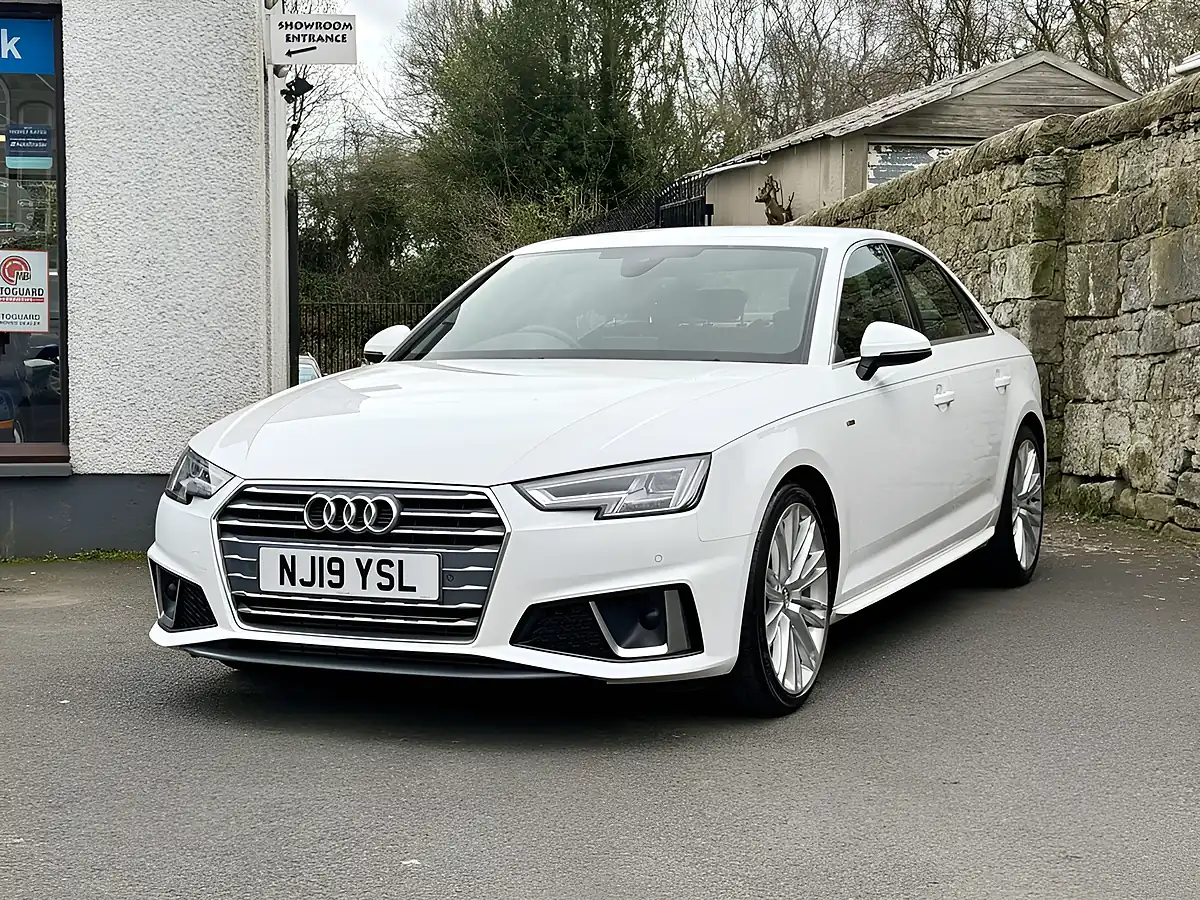 Used 2019 Audi A4 S Line White - Interior and Exterior details 12