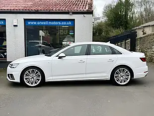 Used 2019 Audi A4 S Line White - Interior and Exterior details 13