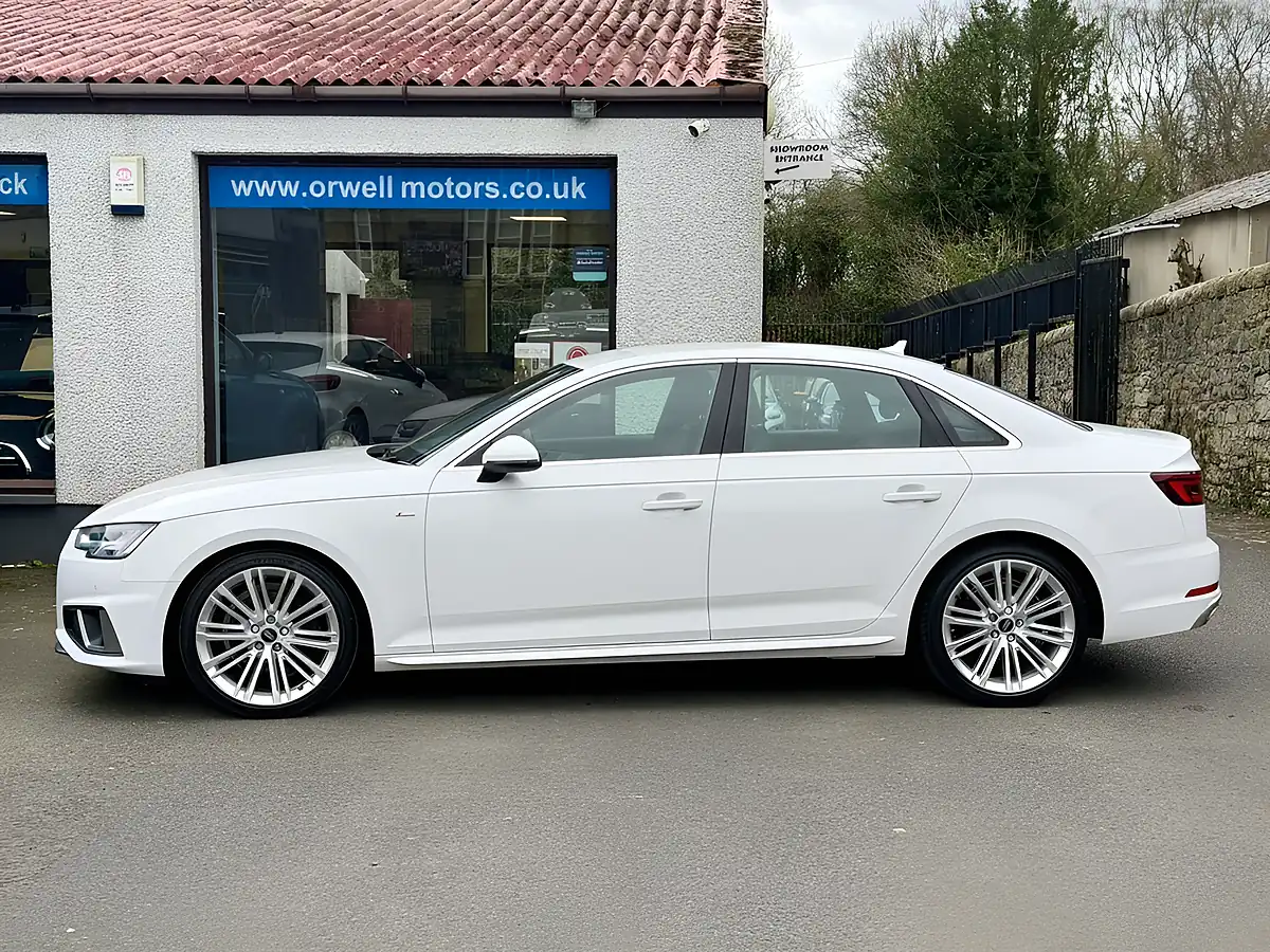 Used 2019 Audi A4 S Line White - Interior and Exterior details 13