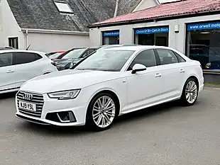 Used 2019 Audi A4 S Line White - Interior and Exterior details 14