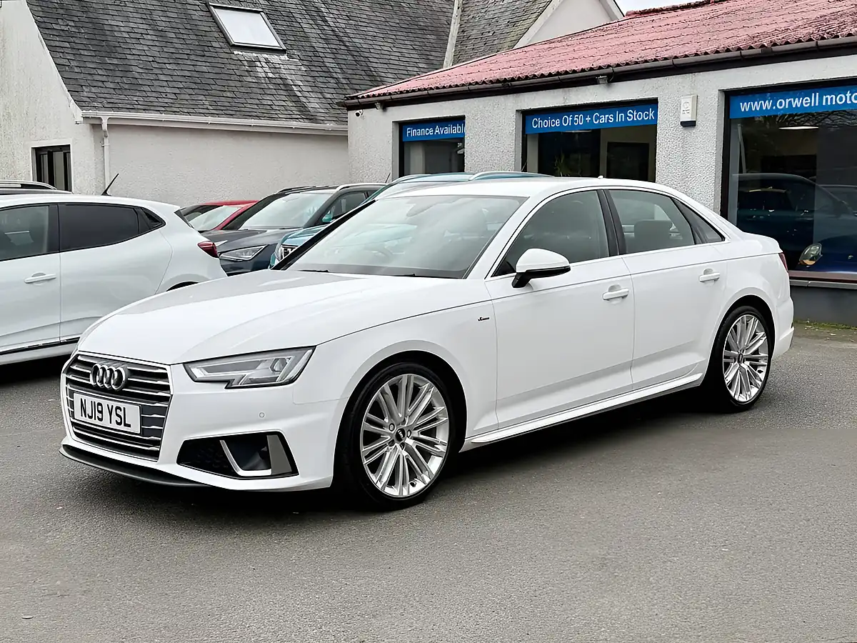 Used 2019 Audi A4 S Line White - Interior and Exterior details 14