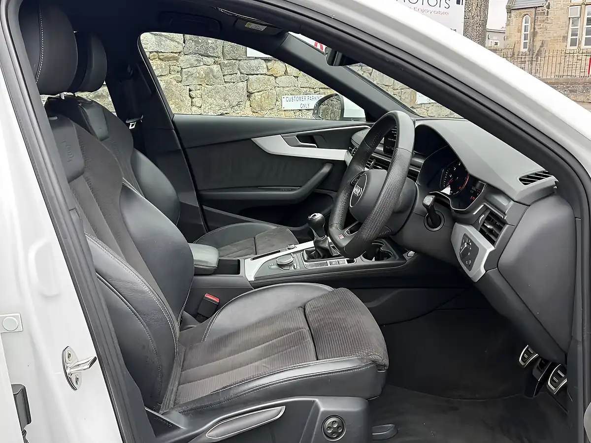 Used 2019 Audi A4 S Line White - Interior and Exterior details 5