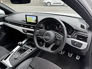 Used 2019 Audi A4 S Line White - Interior and Exterior details 6