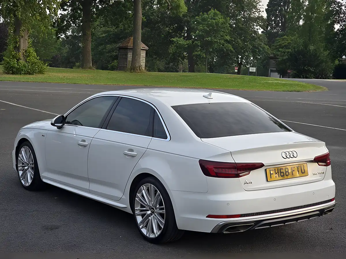 Used 2019 Audi A4 S Line White - Interior and Exterior details 3