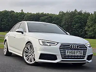 Used 2019 Audi A4 S Line White - Interior and Exterior details 5