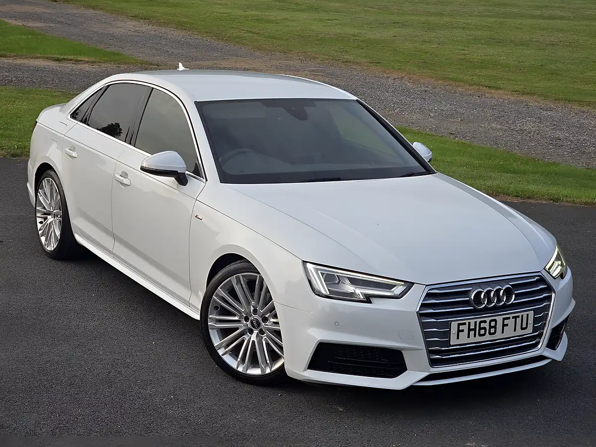 Used 2019 Audi A4 S Line White - Interior and Exterior details 6