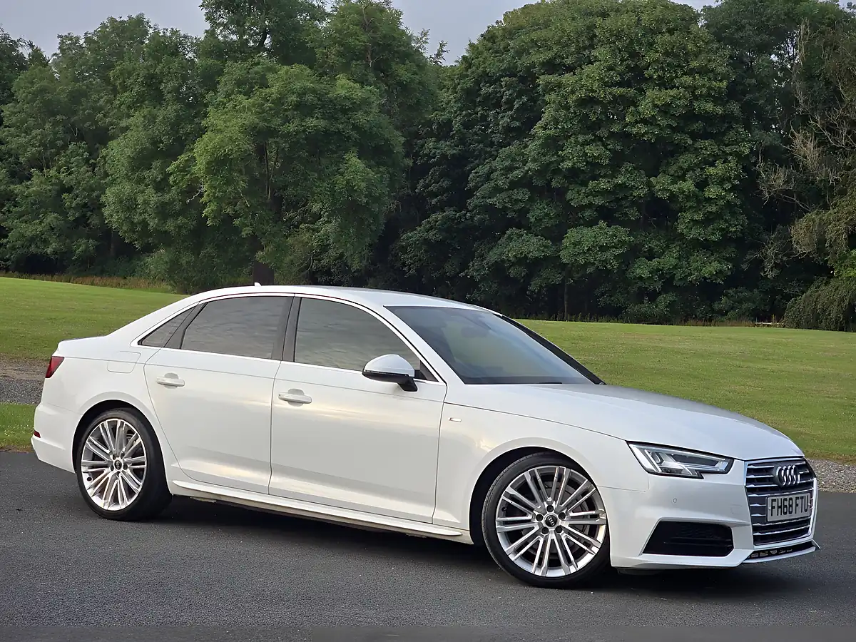 Used 2019 Audi A4 S Line White - Interior and Exterior details 7