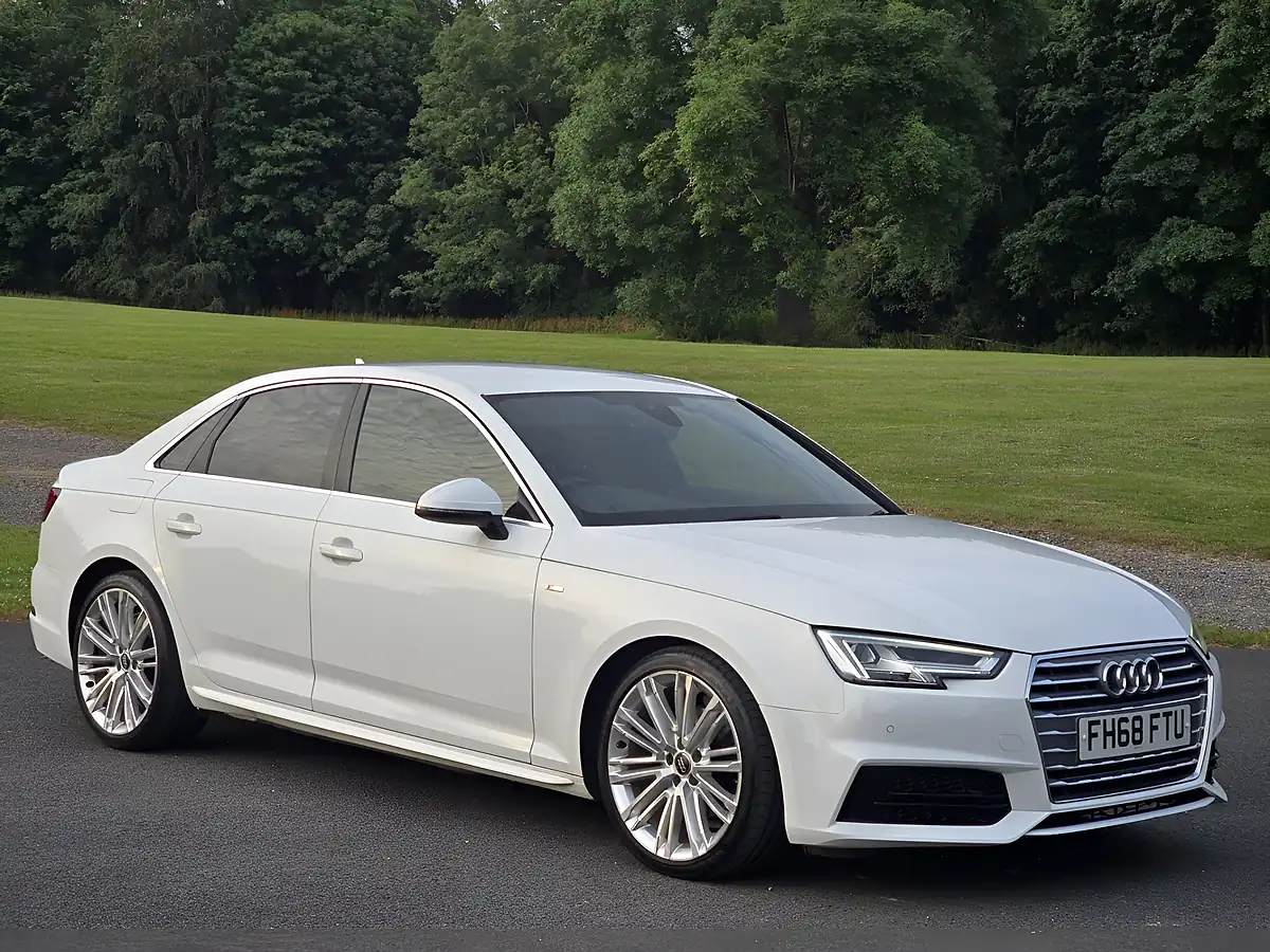 Used 2019 Audi A4 S Line White - Interior and Exterior details 9