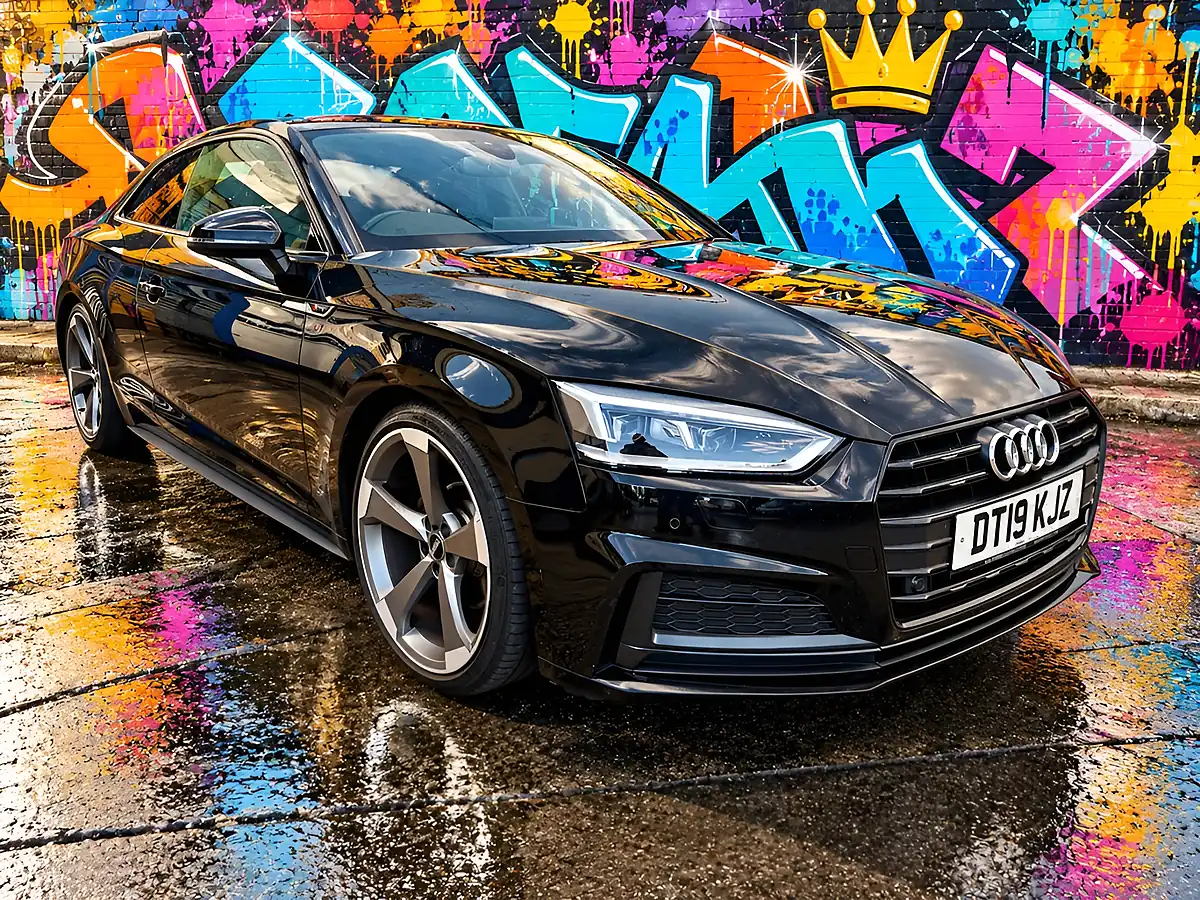 Used 2019 Audi A5 Black Edition Black - Interior and Exterior details 2
