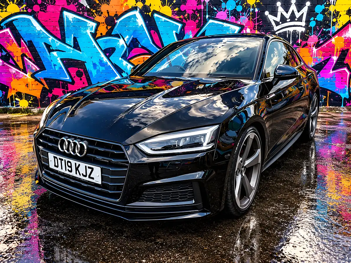 Used 2019 Audi A5 Black Edition Black - Interior and Exterior details 3