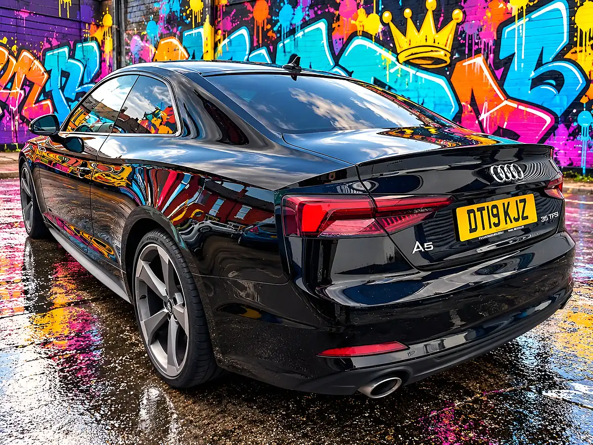 Used 2019 Audi A5 Black Edition Black - Interior and Exterior details 5
