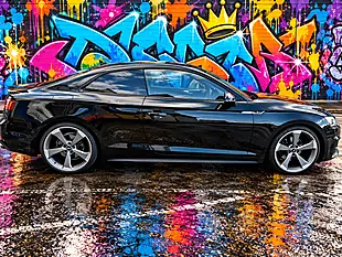 Used 2019 Audi A5 Black Edition Black - Interior and Exterior details 7