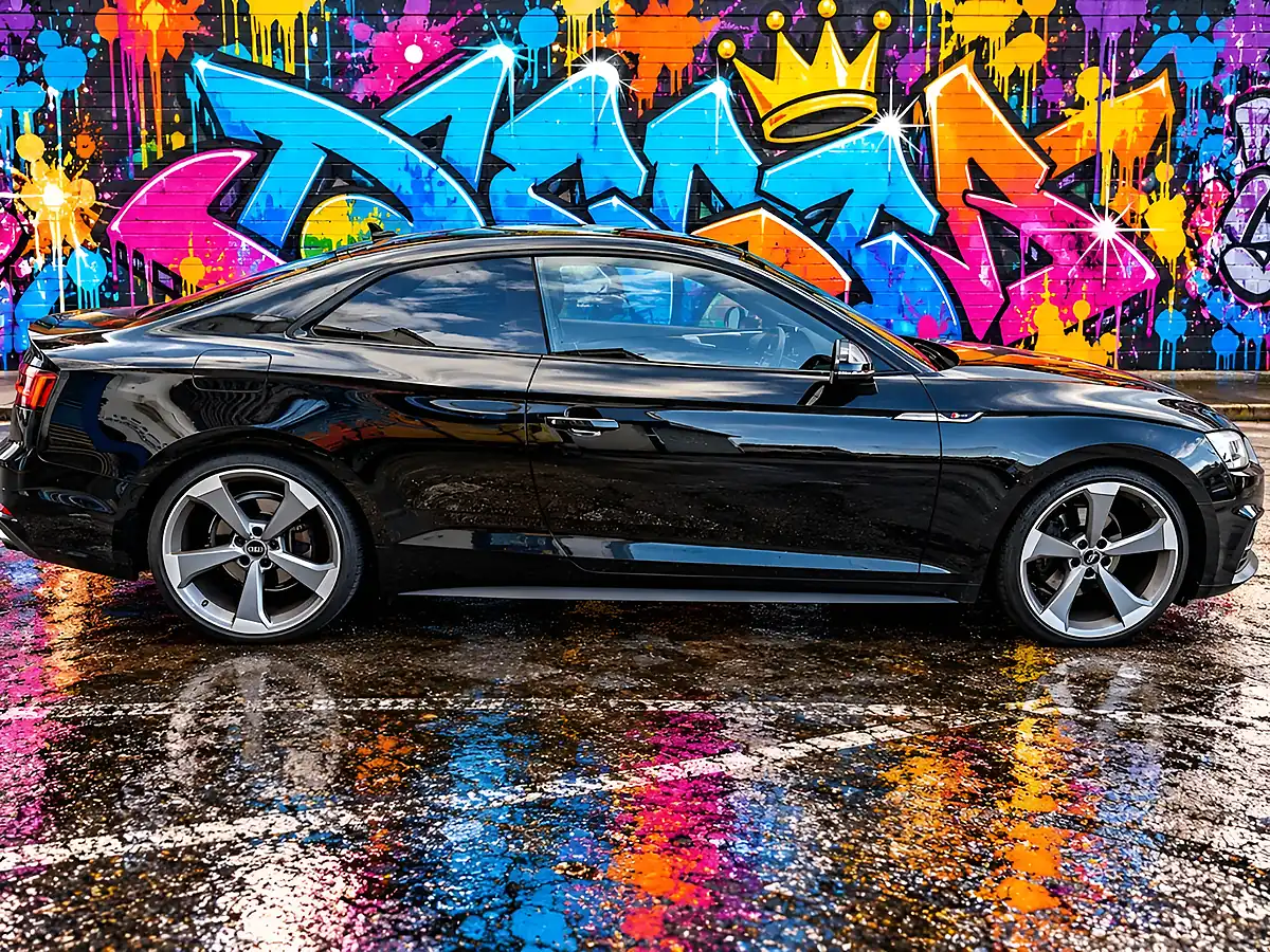 Used 2019 Audi A5 Black Edition Black - Interior and Exterior details 7