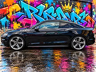Used 2019 Audi A5 Black Edition Black - Interior and Exterior details 8