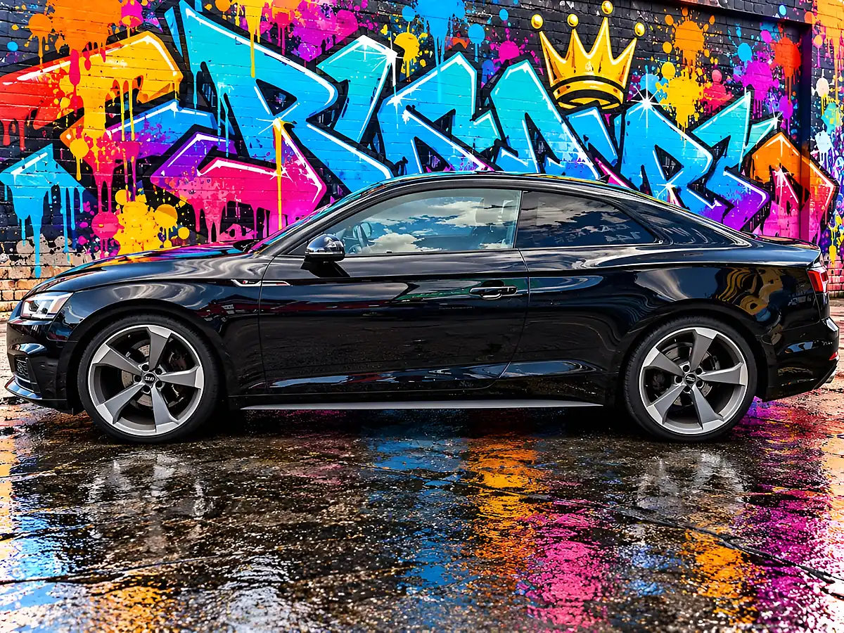 Used 2019 Audi A5 Black Edition Black - Interior and Exterior details 8