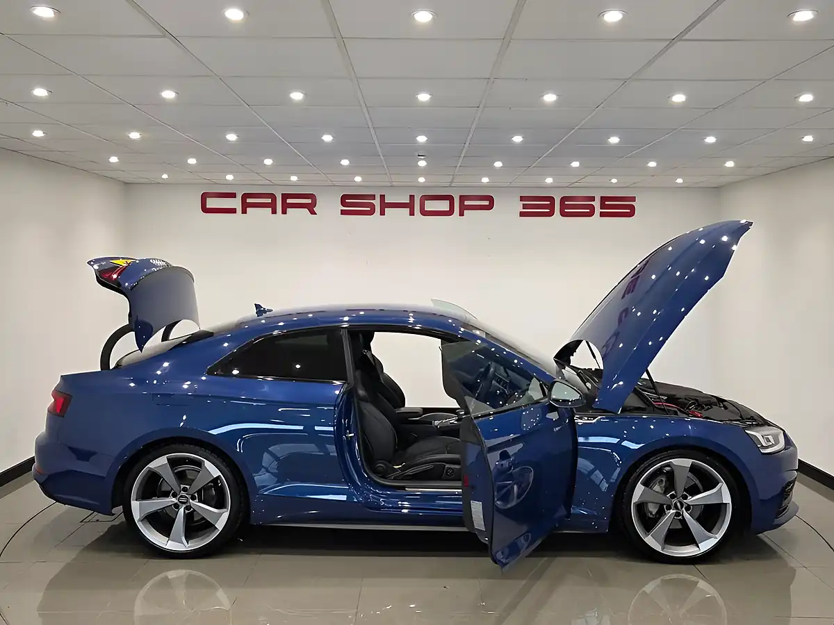 Used 2019 Audi A5 Black Edition Blue - Interior and Exterior details 12