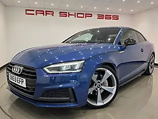 Used 2019 Audi A5 Black Edition Blue - Interior and Exterior details 14