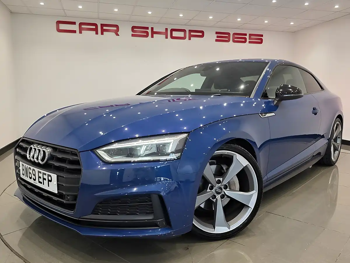 Used 2019 Audi A5 Black Edition Blue - Interior and Exterior details 14