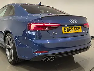 Used 2019 Audi A5 Black Edition Blue - Interior and Exterior details 16