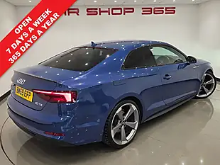 Used 2019 Audi A5 Black Edition Blue - Interior and Exterior details 3