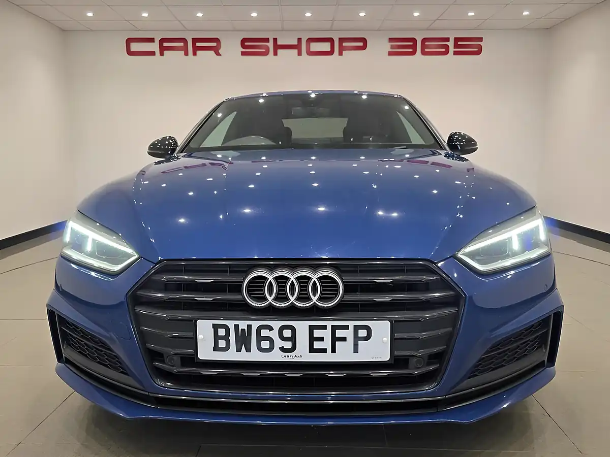 Used 2019 Audi A5 Black Edition Blue - Interior and Exterior details 8