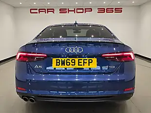 Used 2019 Audi A5 Black Edition Blue - Interior and Exterior details 9