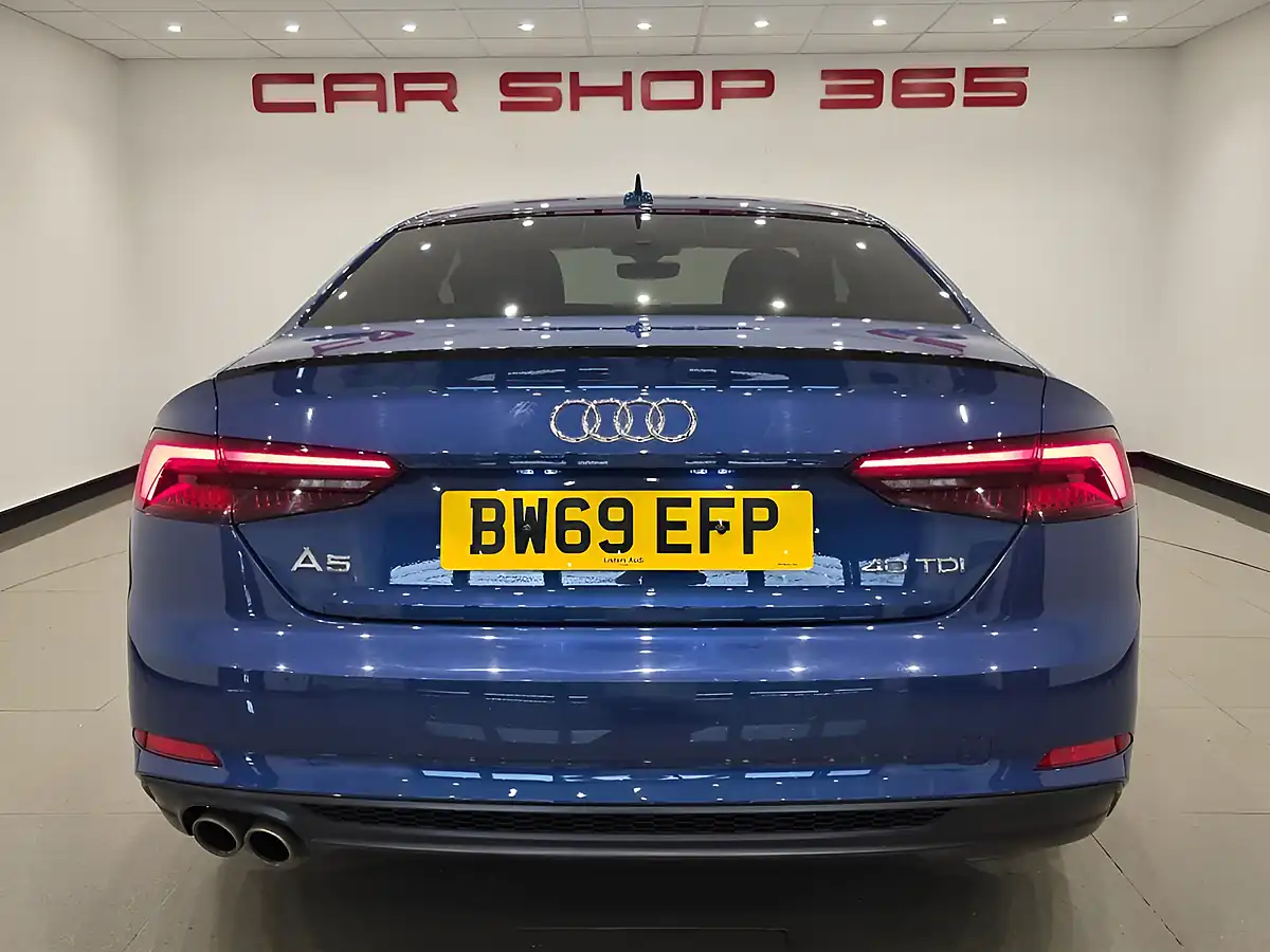 Used 2019 Audi A5 Black Edition Blue - Interior and Exterior details 9