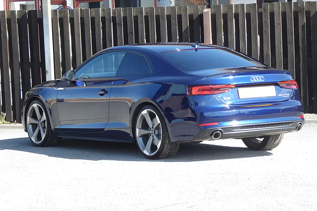 Used 2019 Audi A5 Black Edition Blue - Interior and Exterior details 4