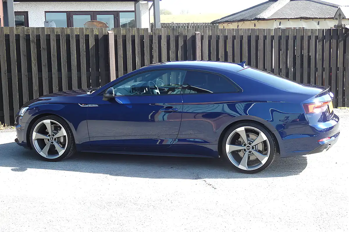 Used 2019 Audi A5 Black Edition Blue - Interior and Exterior details 5