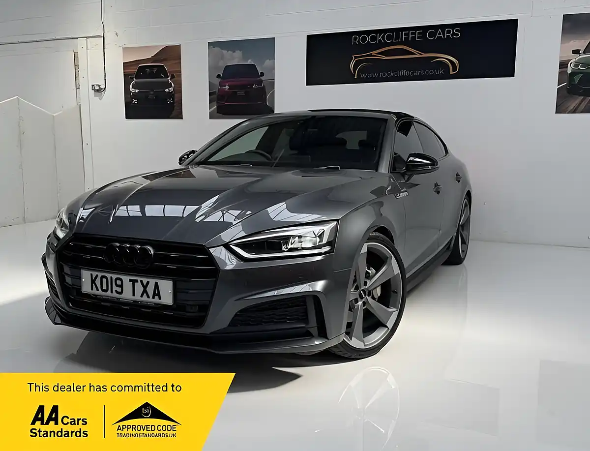 Used 2019 Audi A5 Black Edition Grey - Front View