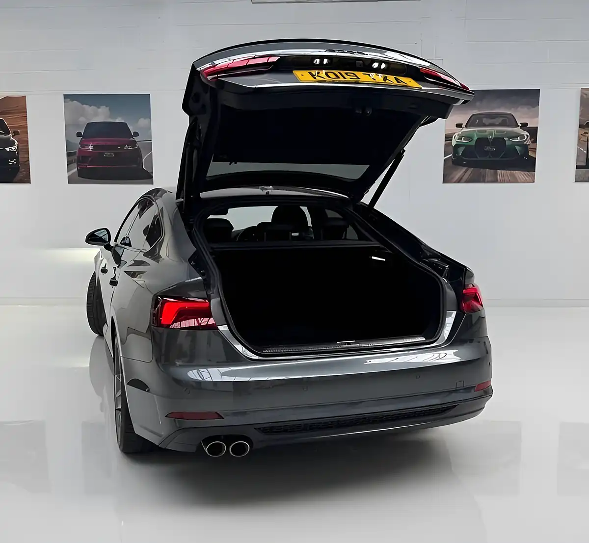 Used 2019 Audi A5 Black Edition Grey - Interior and Exterior details 5