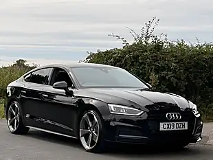 Used 2019 Audi A5 Black Edition Sportback Black - Interior and Exterior details 4