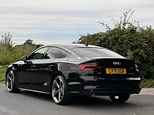 Used 2019 Audi A5 Black Edition Sportback Black - Interior and Exterior details 7
