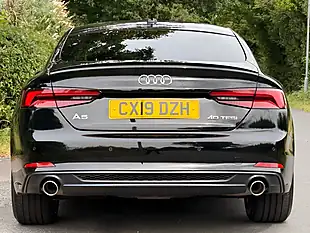 Used 2019 Audi A5 Black Edition Sportback Black - Interior and Exterior details 8