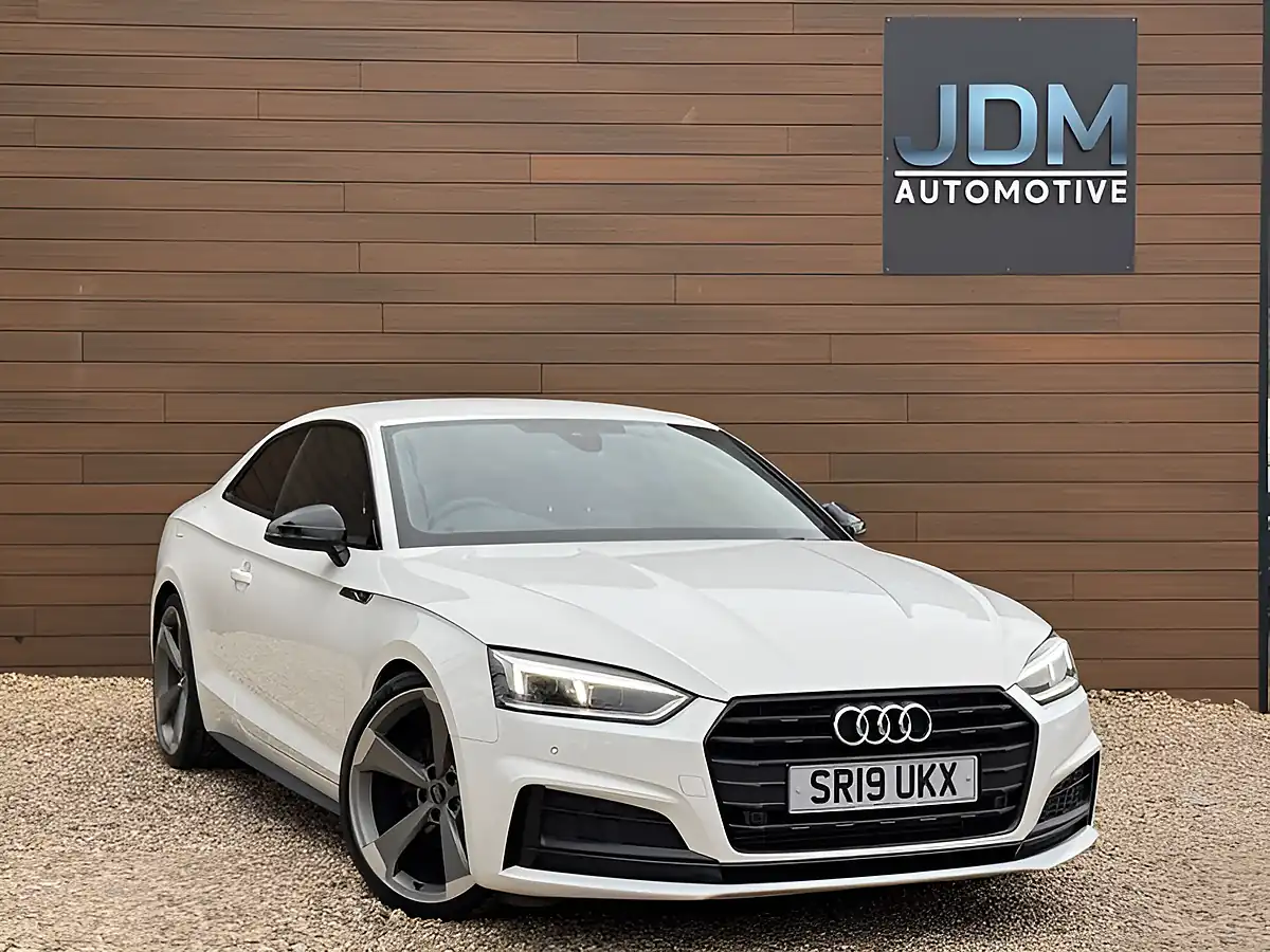Used 2019 Audi A5 Black Edition White - Front View