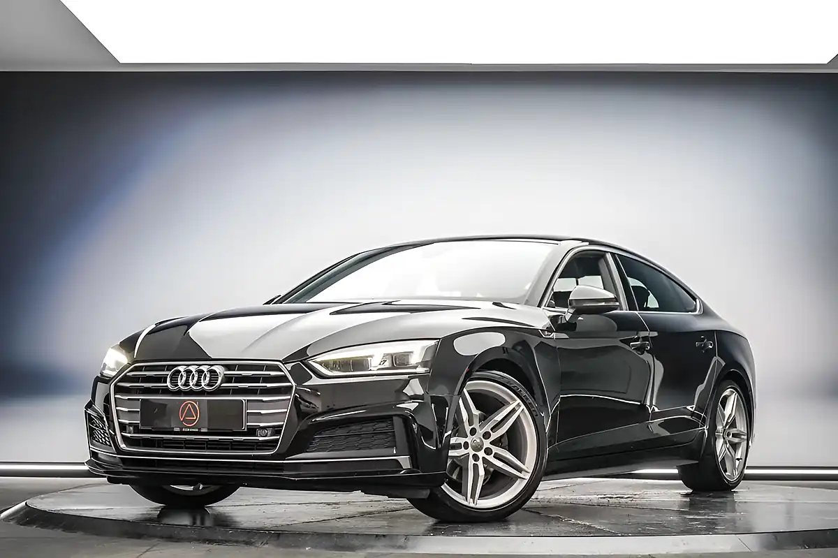 Used 2019 Audi A5 S Line Black - Front View