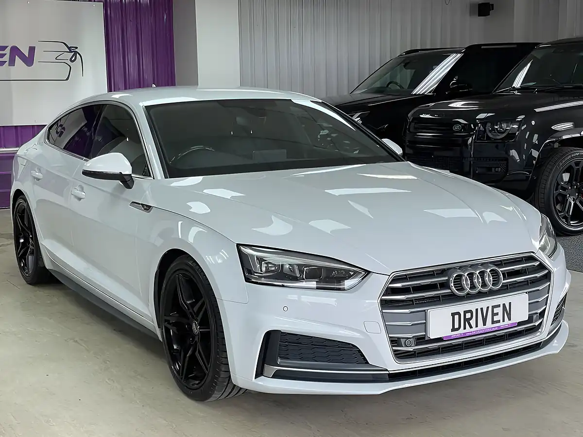 Used 2019 Audi A5 S Line White - Interior and Exterior details 5